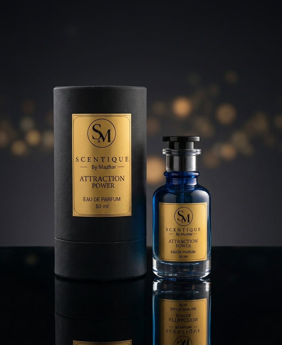 Attraction Power perfume bottle by Scentique by Mazhar