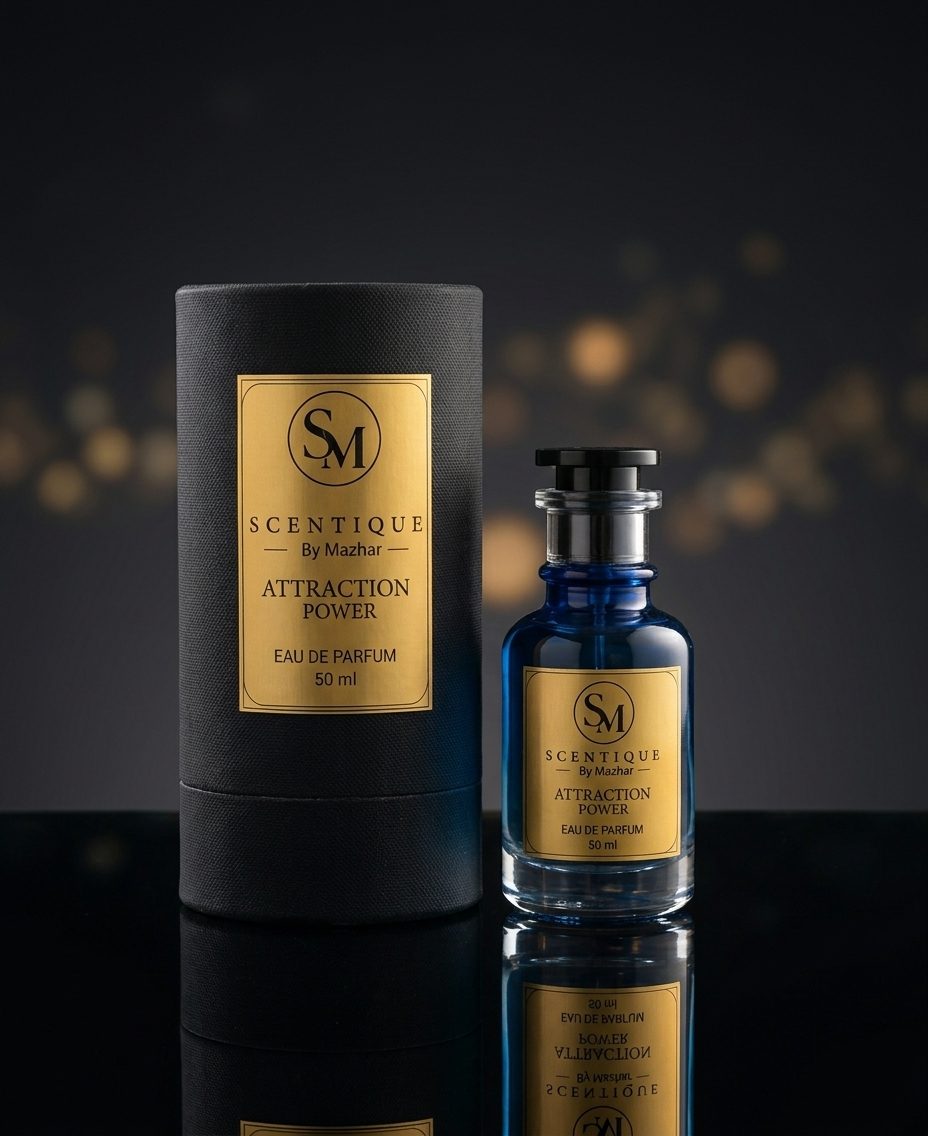 Attraction Power perfume bottle by Scentique by Mazhar