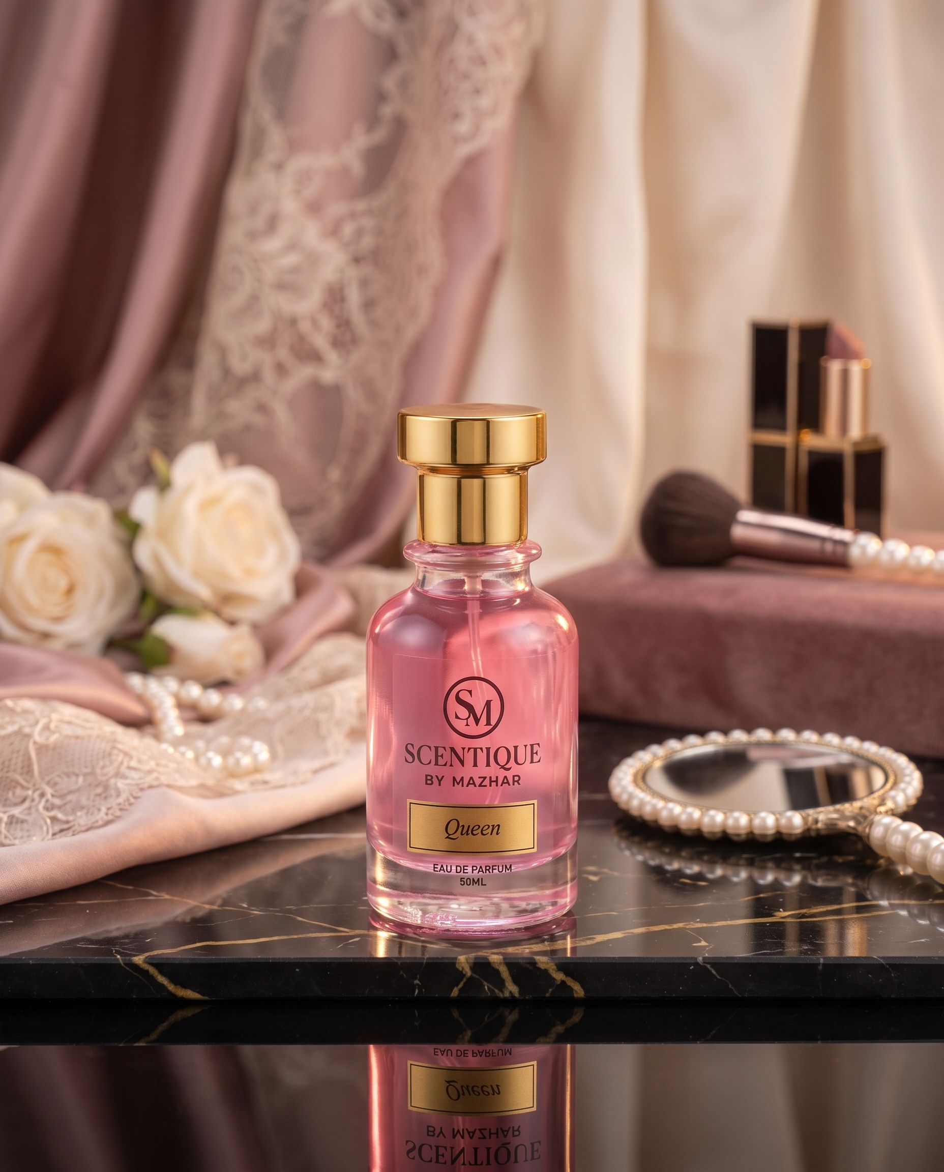 Queen perfume bottle by Scentique by Mazhar