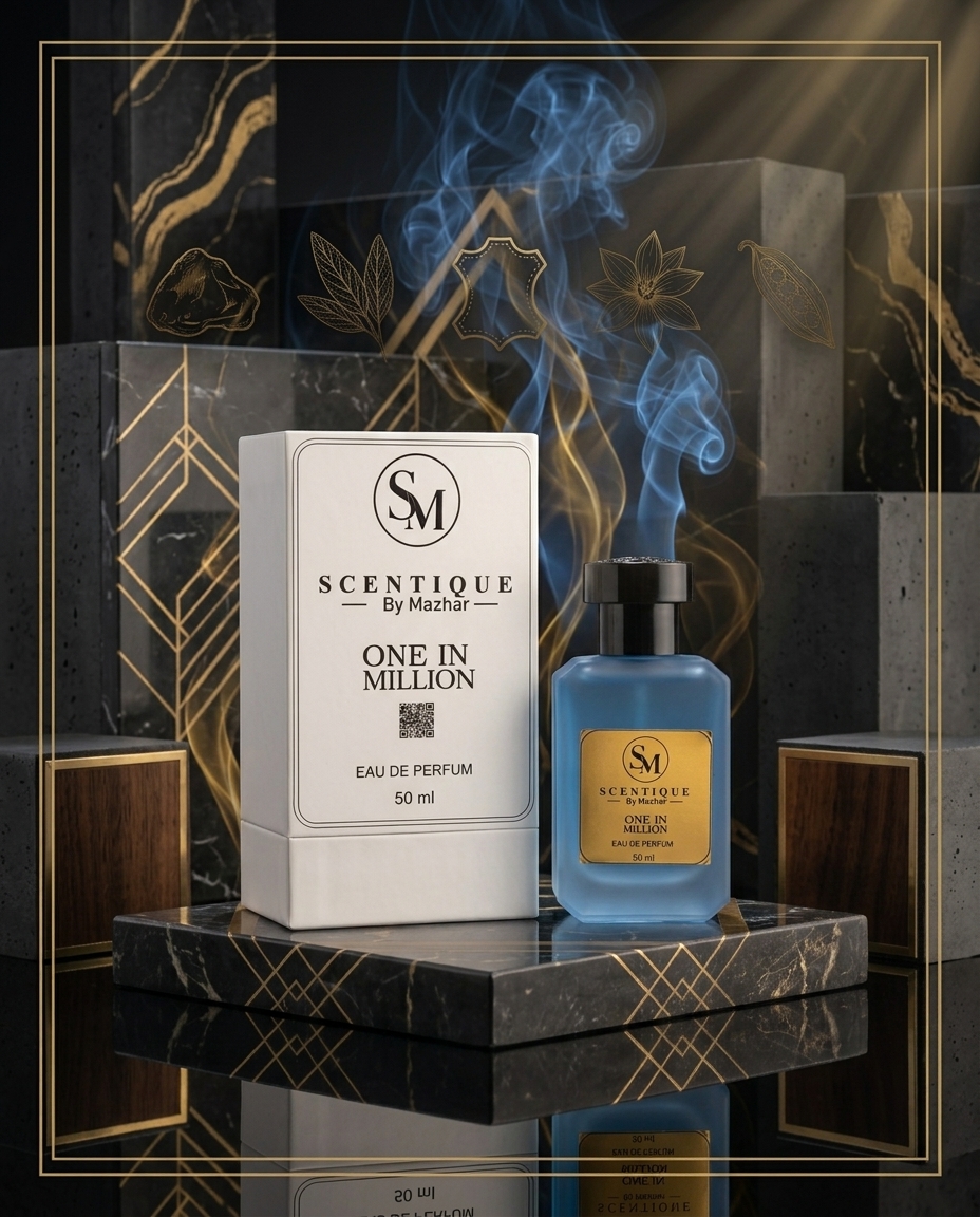 One in Million perfume bottle by Scentique by Mazhar