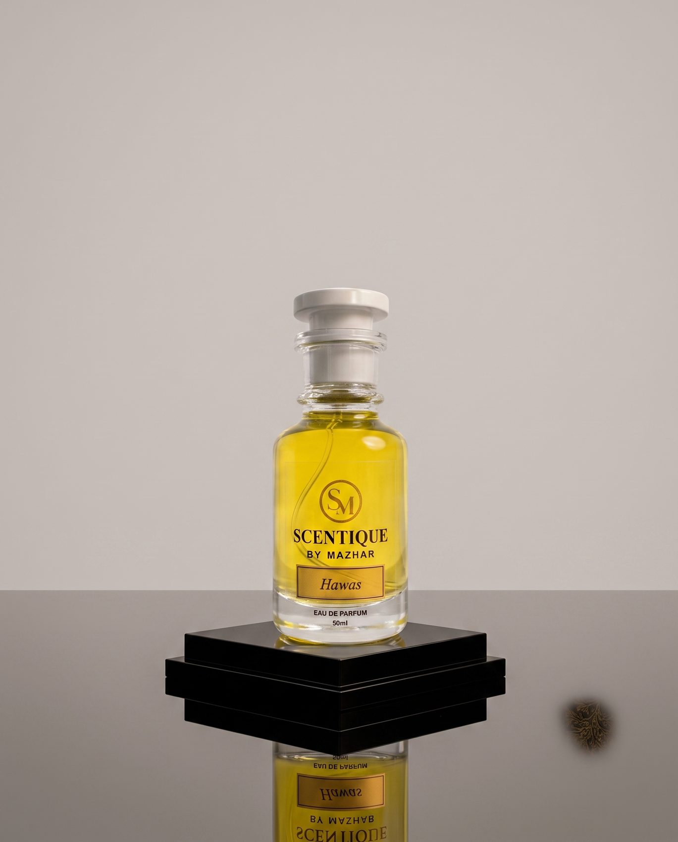 Hawas perfume bottle by Scentique by Mazhar